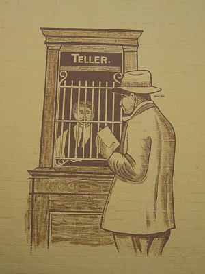 The Bank Teller (pre - ATM)